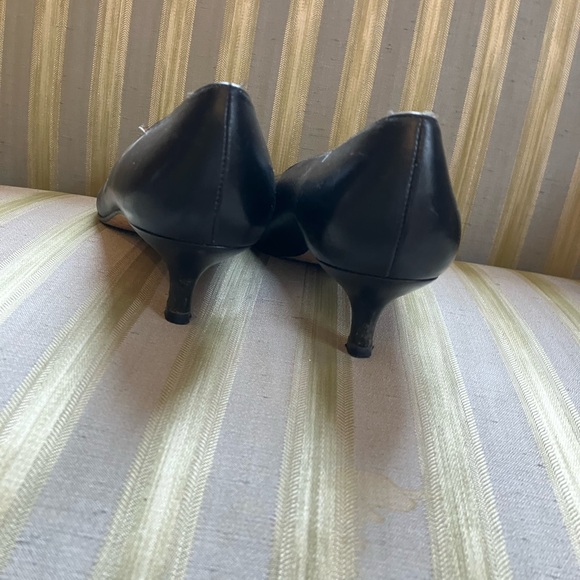 Talbots Black calfskin kitten heels 8M - Picture 5 of 8